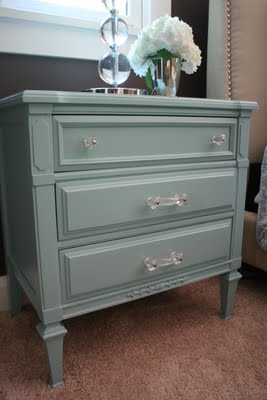 After picture of a chest of drawers