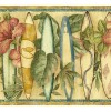 Floral wall border